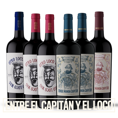 Entre el Capitán y el Loco 6x750ml